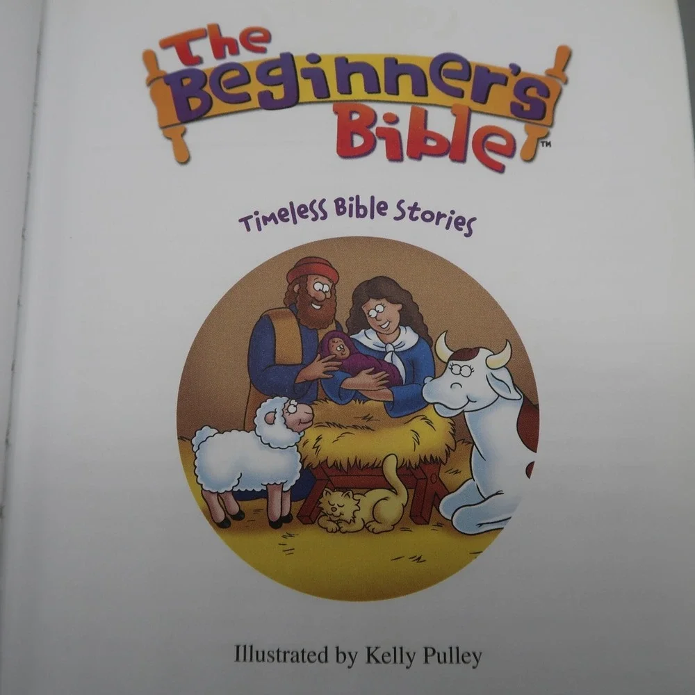 The Children's Bible by Golden Books Hardcover & The Beginner's Bible Stories lo
